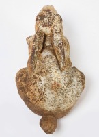 Painted Cast Iron Rabbit - 3