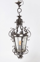 Iron Lantern Hanging Fixture - 4