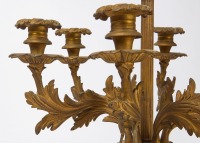 Brass Six-Candle Chandelier - 3