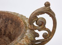 Two Cast Iron Urns - 2