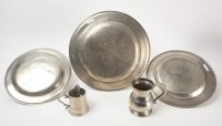 Five Pieces of Early British Pewter - 2
