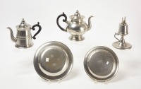 Five Pieces of Early American Pewter - 2