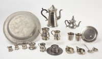 Eighteen Pieces of Antique Pewter - 2