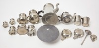 Eighteen Pieces of Antique Pewter - 3