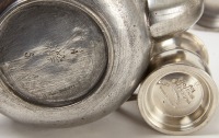 Eighteen Pieces of Antique Pewter - 4