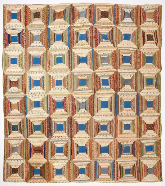 Courthouse Steps Log Cabin Quilt