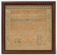 Needlework Sampler - Mary Ann Pitkin, 1825