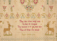 Needlework Sampler - Sarah Chubb, 1779 - 2